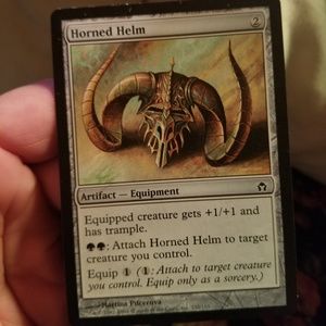 Horned helm fifth dawn magic card
